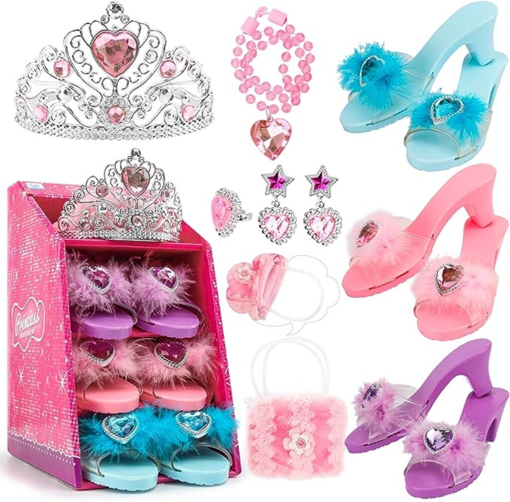 3 Year Old Girl Gifts - Princess Dress Up Shoes & Accessories