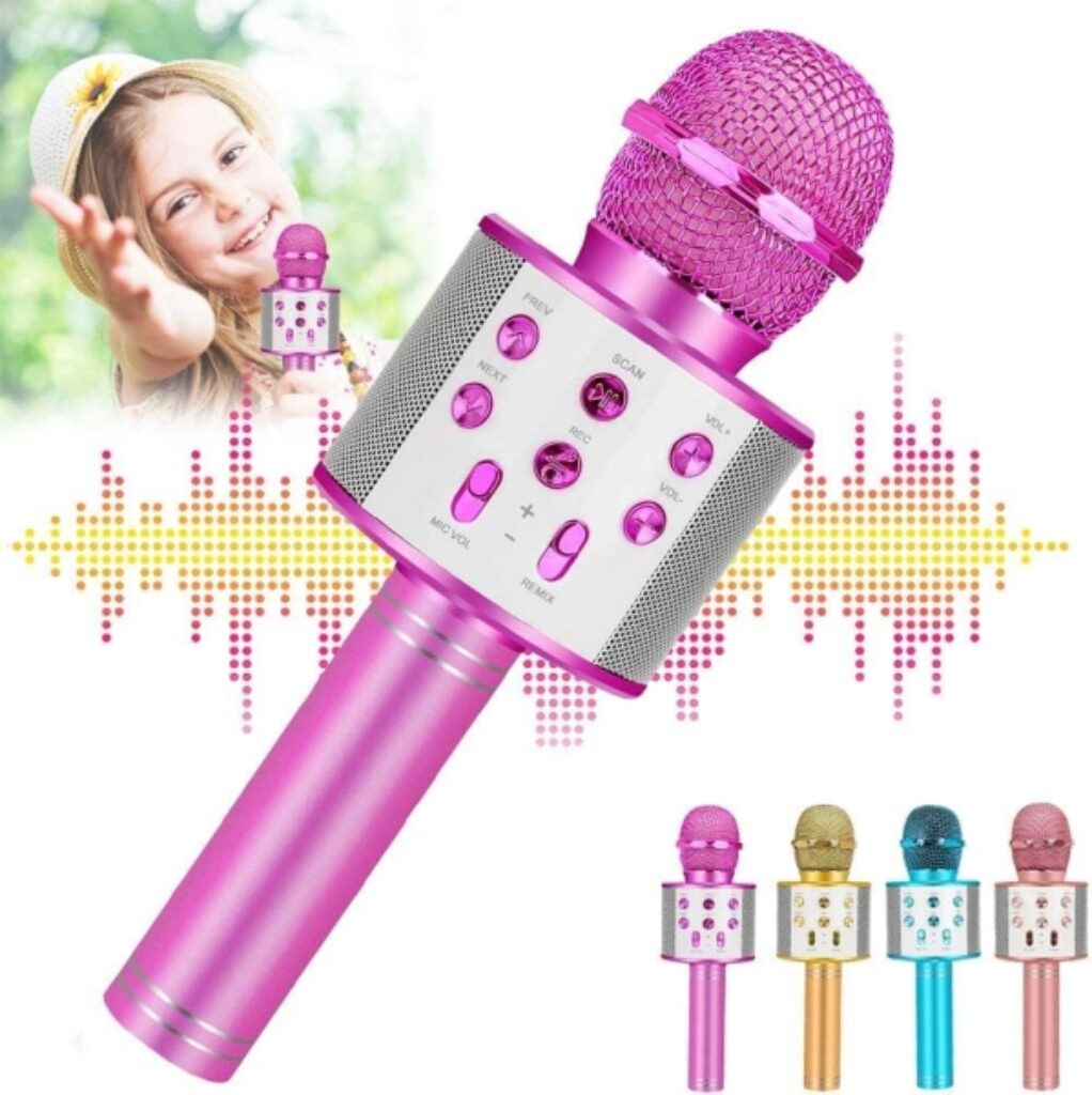 Cute Gift Ideas 3 Year Old Girl Under $25 - Karaoke Machine Microphone