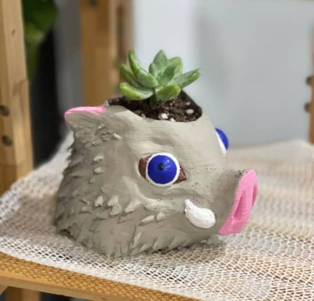 Demon Slayer Inosuke Small Plant Pot